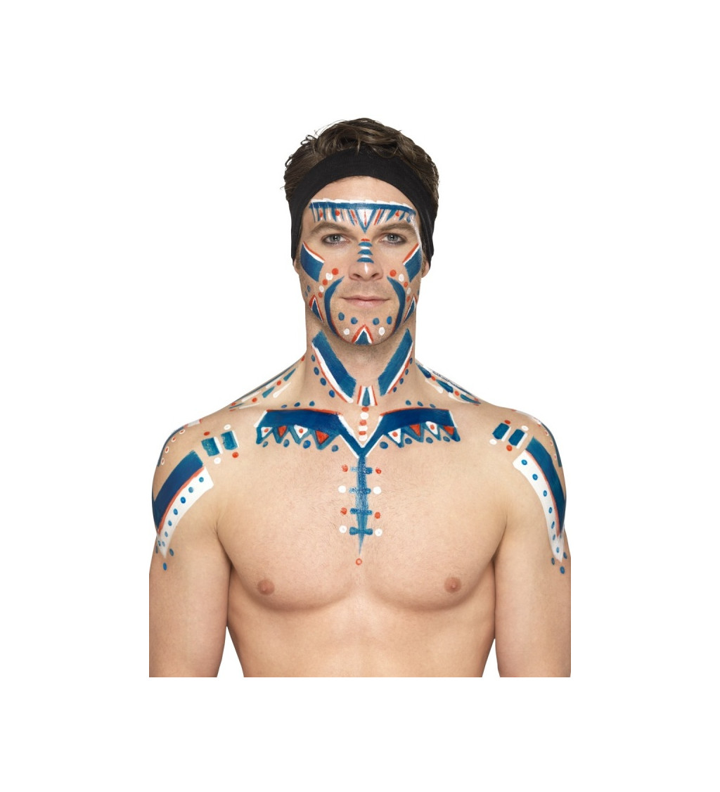 Tekutý latex na pokožku - modrá farba