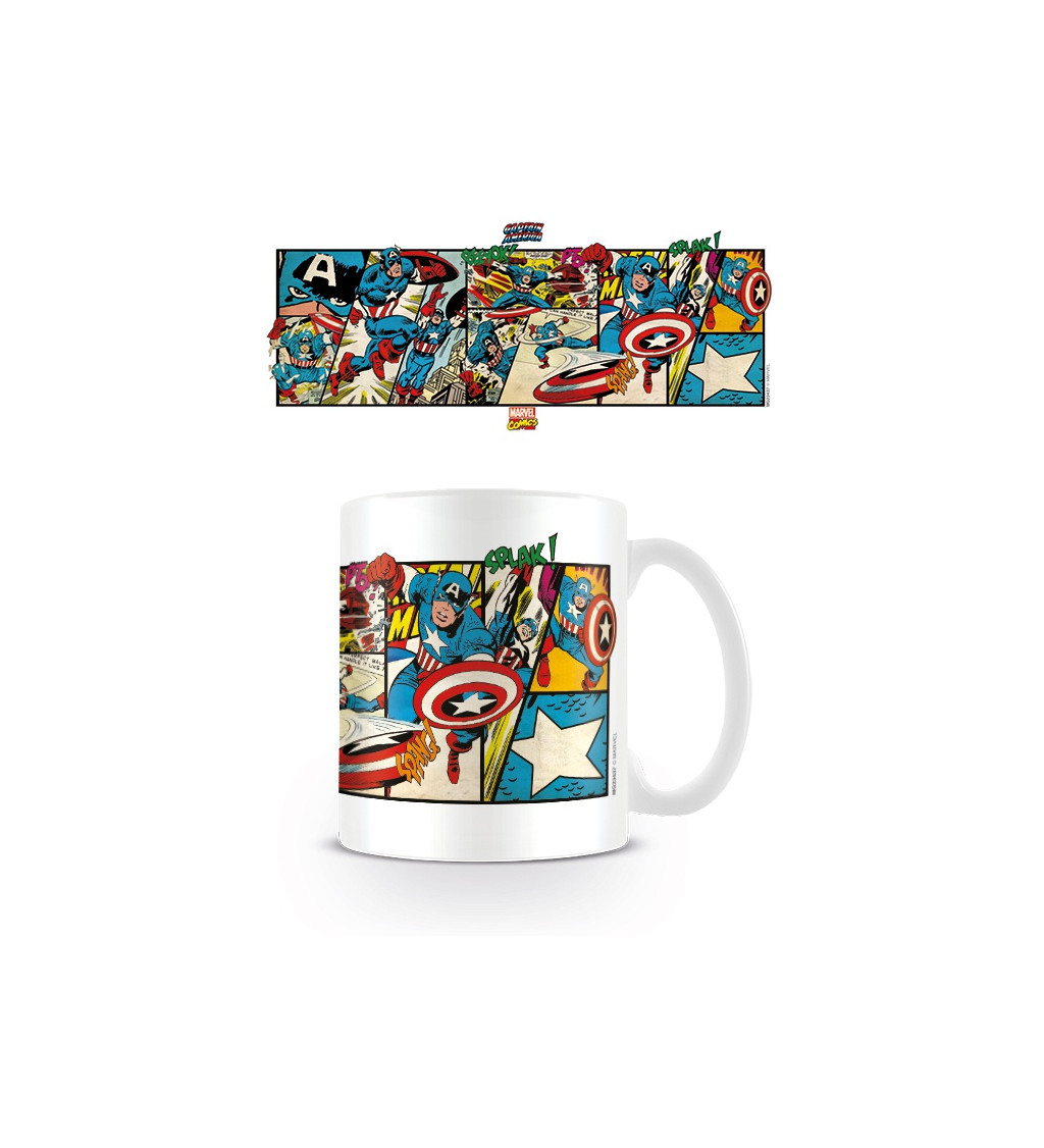 Hrnček Marvel - Kapitán Amerika