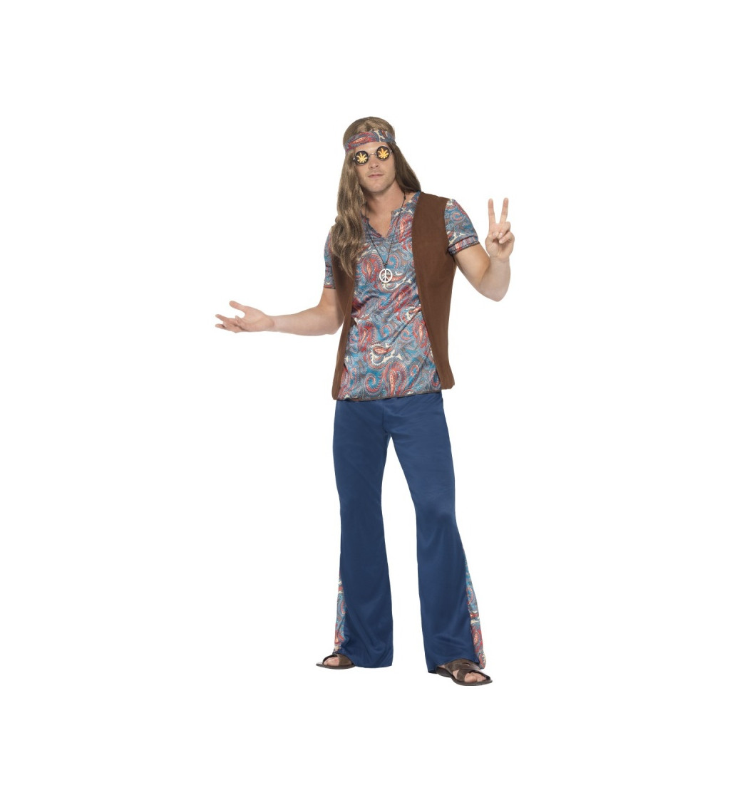 Pánsky kostým - Hippie so zvonmi