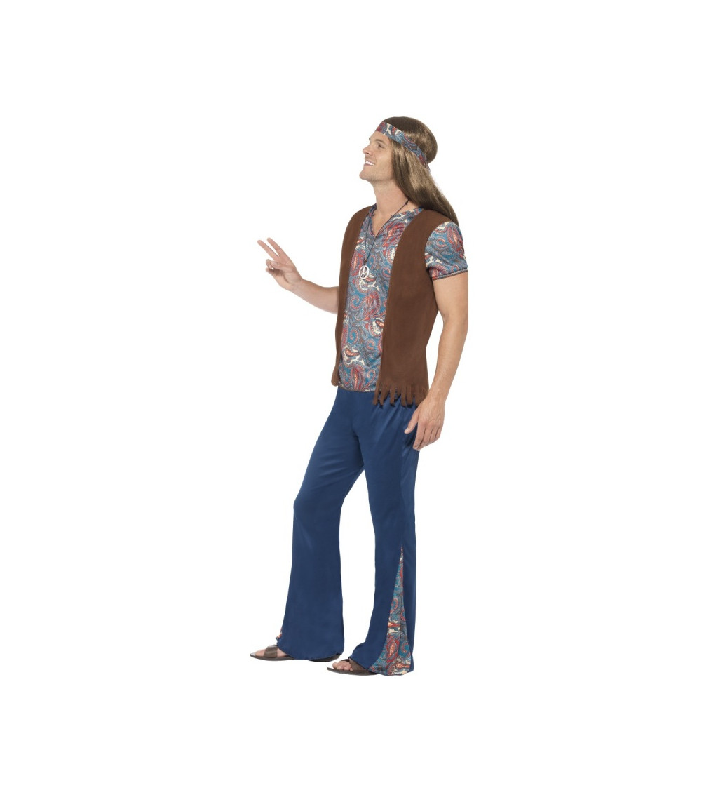 Pánsky kostým - Hippie so zvonmi