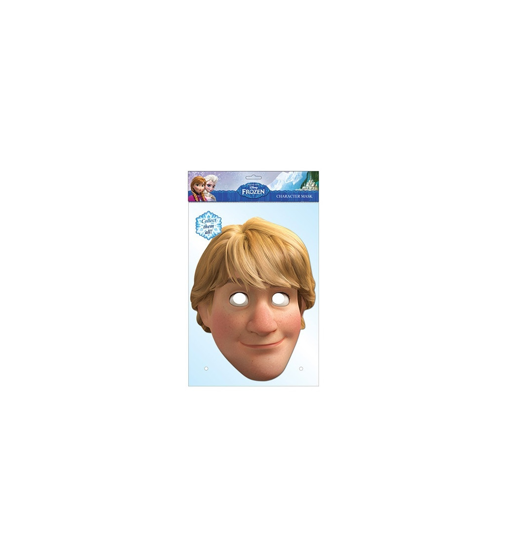 Papierová maska - Kristoff z Frozen