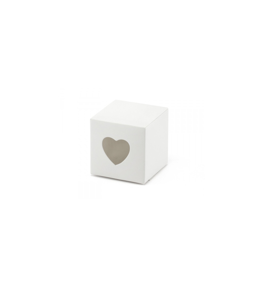 Biely box so srdcom