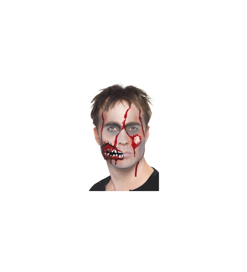 Zombie líčidlá s okom
