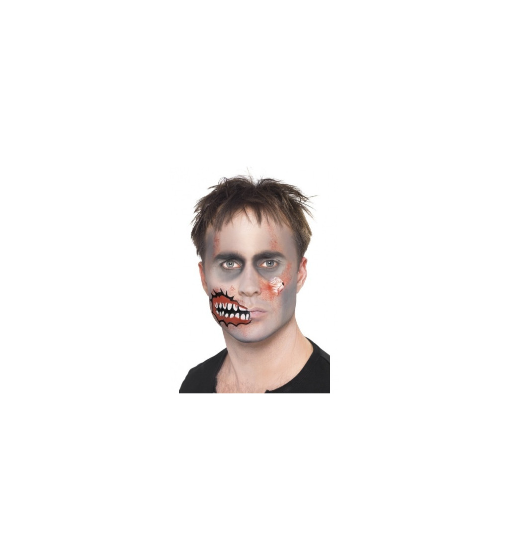 Zombie líčidlá s okom