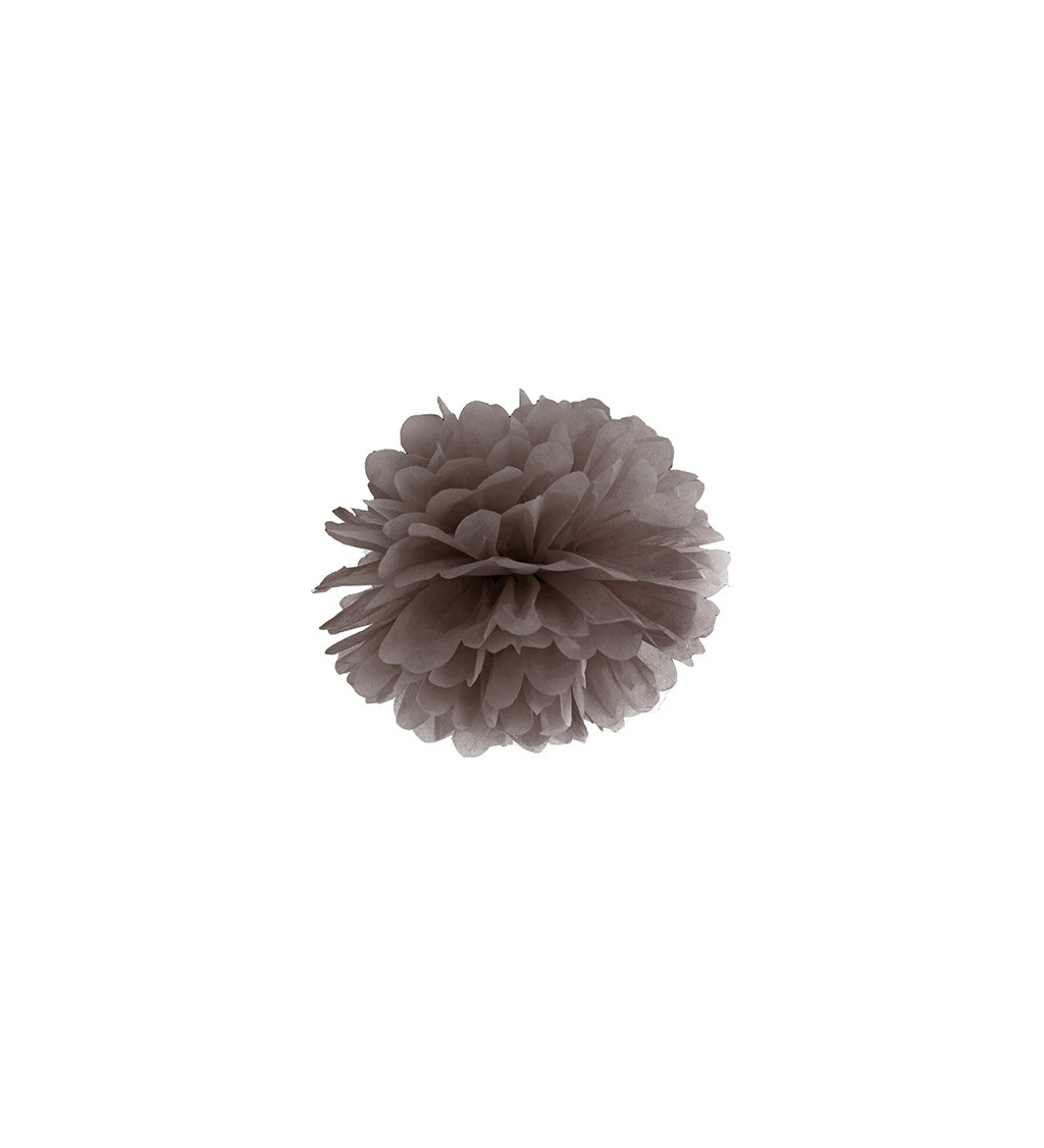 Pompom - hnedý