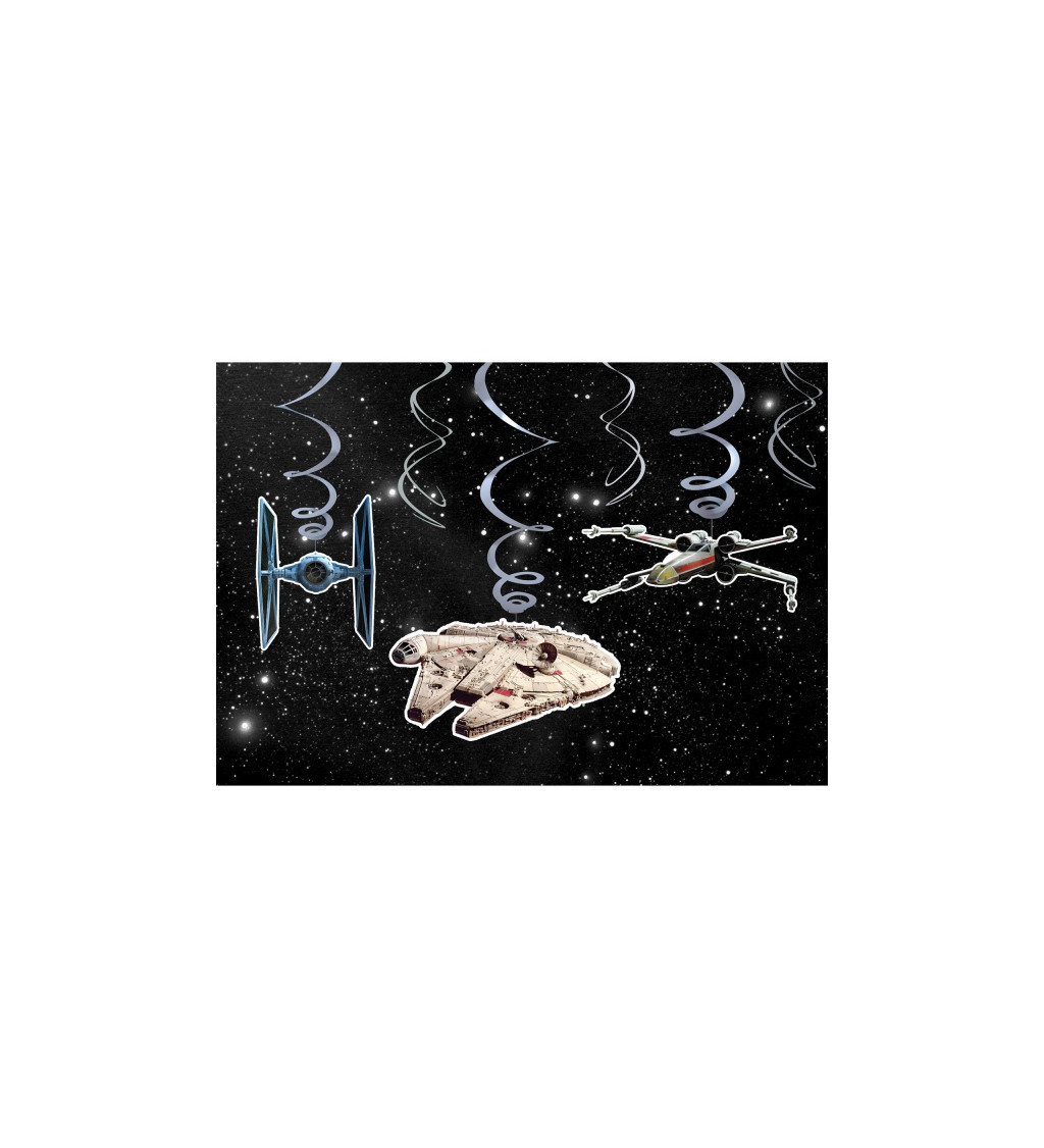 Závesné špirály Star wars