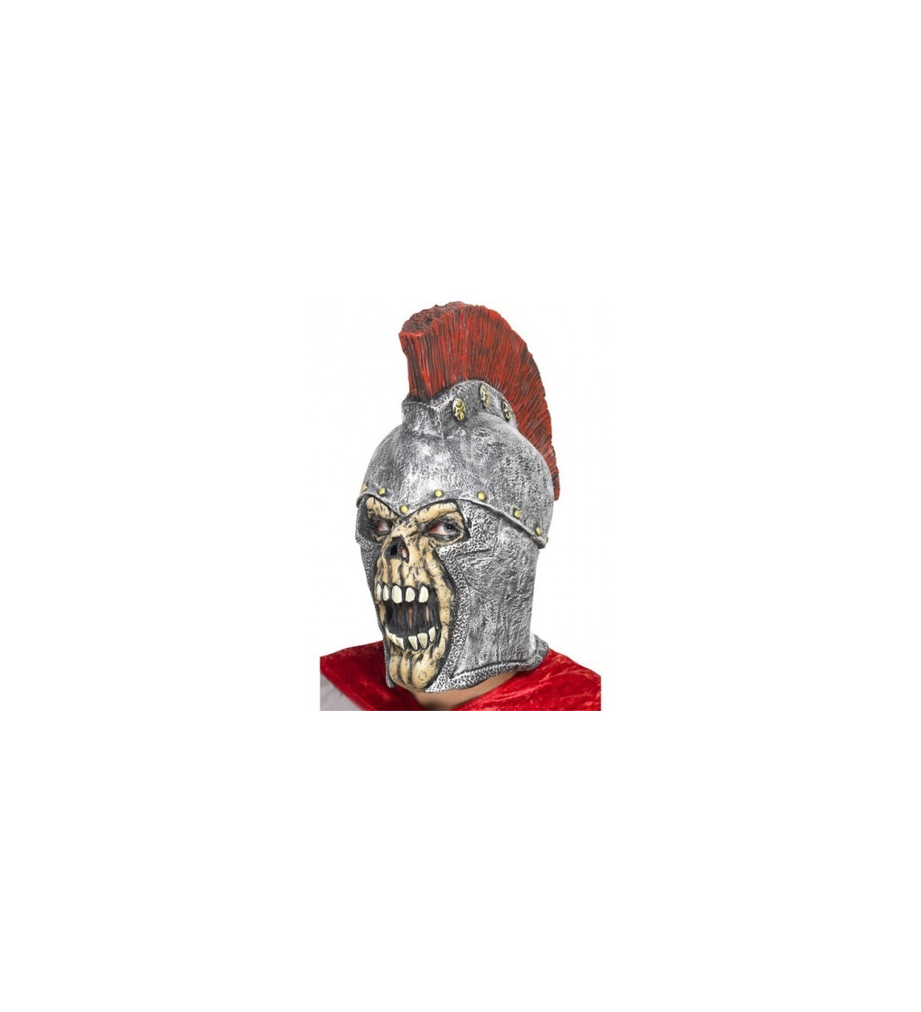 Halloweenská maska Zombie - rímsky bojovník