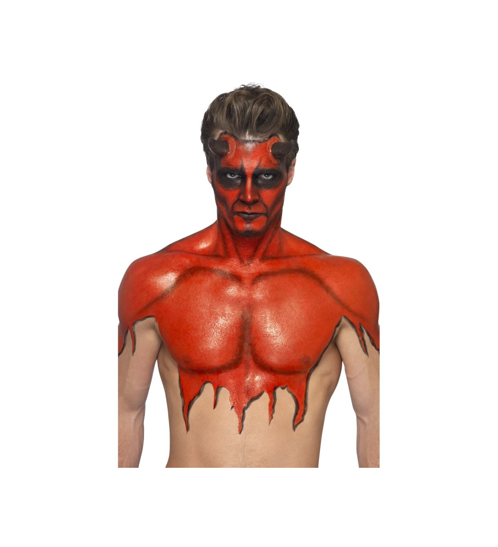 Tekutý latex na kožu - červená farba