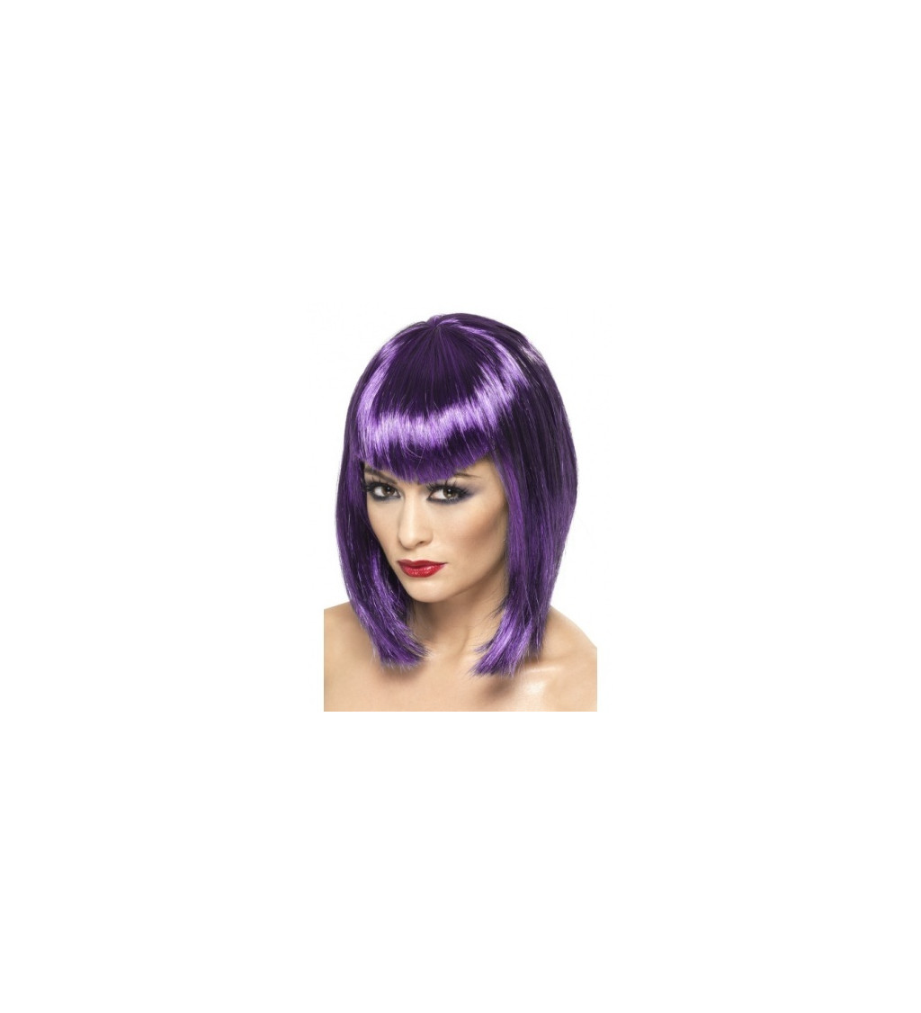 Dámska parochňa Lesklá fialová - upírka