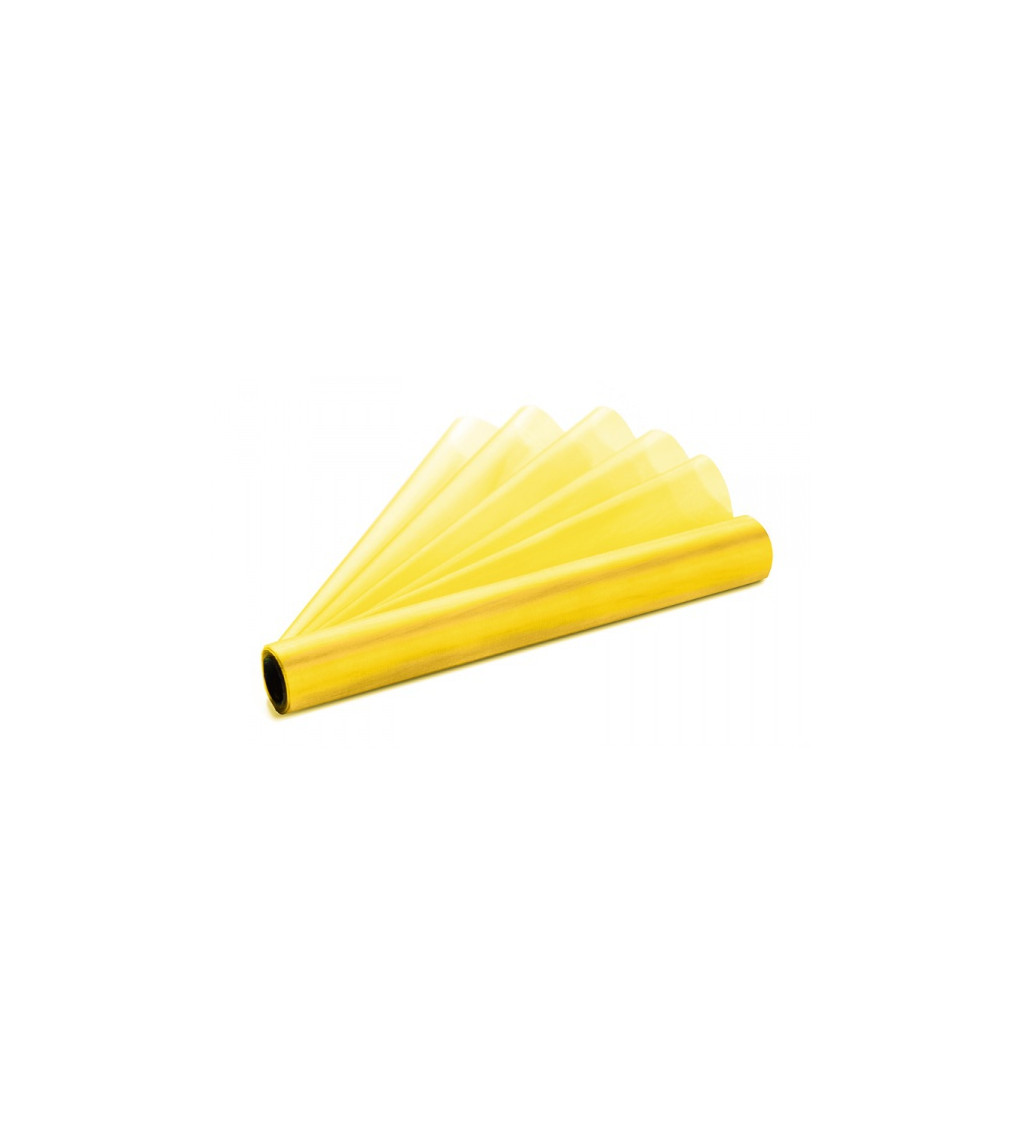 Dekoratívna organza (0,16 m) - žltá