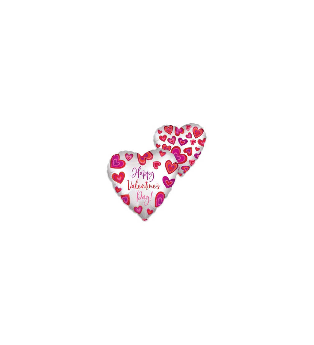 Fóliový balónik - Happy Valentines Day