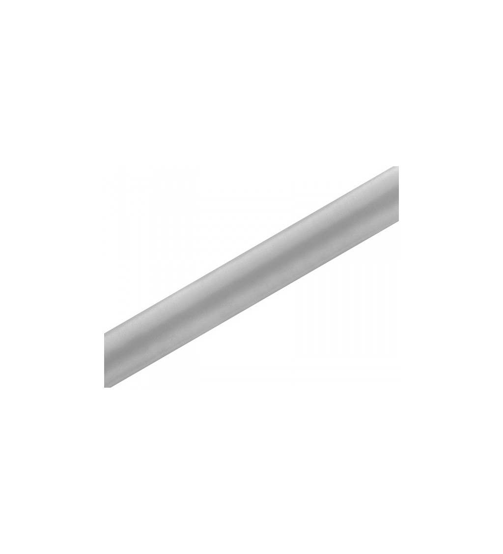 Jednofarebný satén - strieborná farba (0,36)