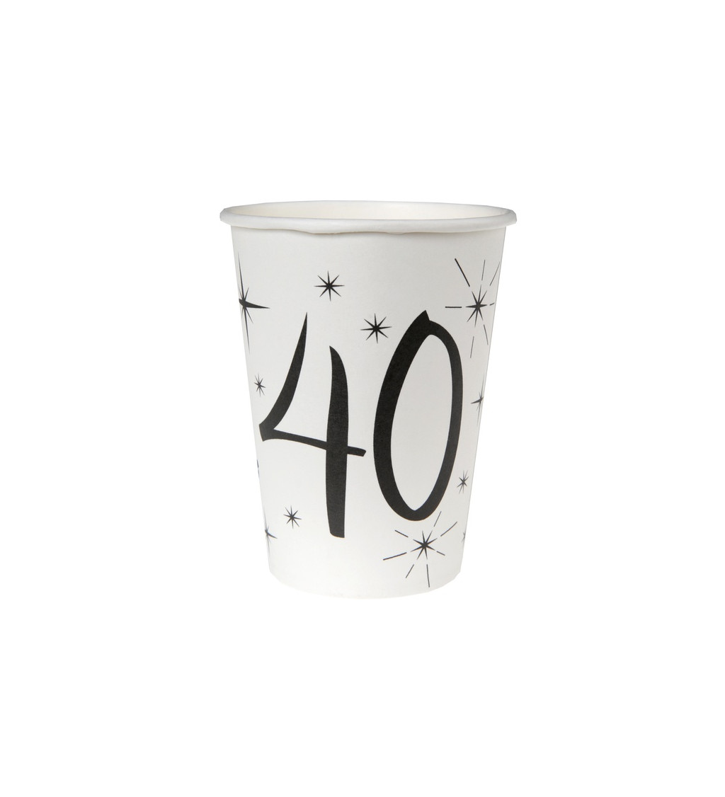 Kelímky s číslom 40