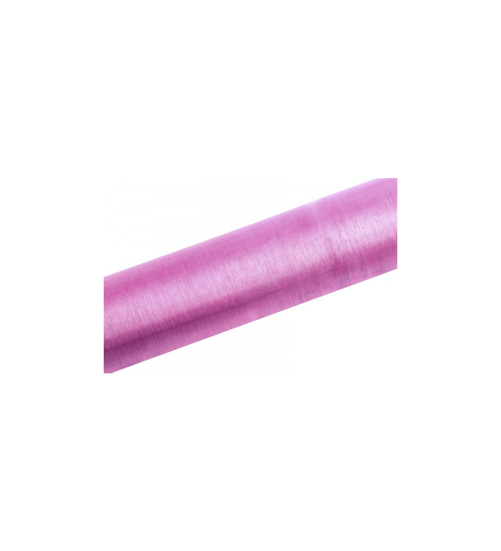 Dekoratívna organza (0,16 m) - ružová