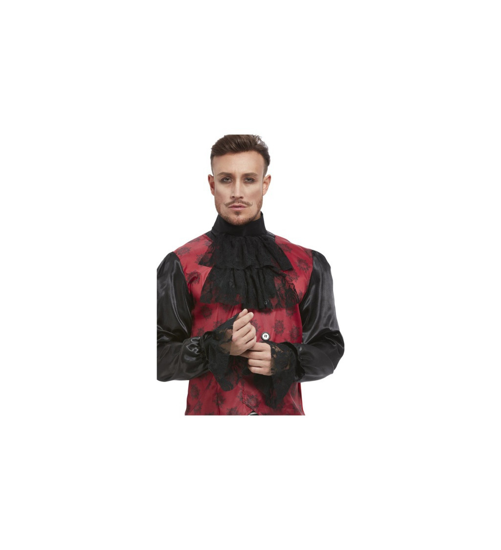 Sada - čierna čipková pre elegantnú upírku
