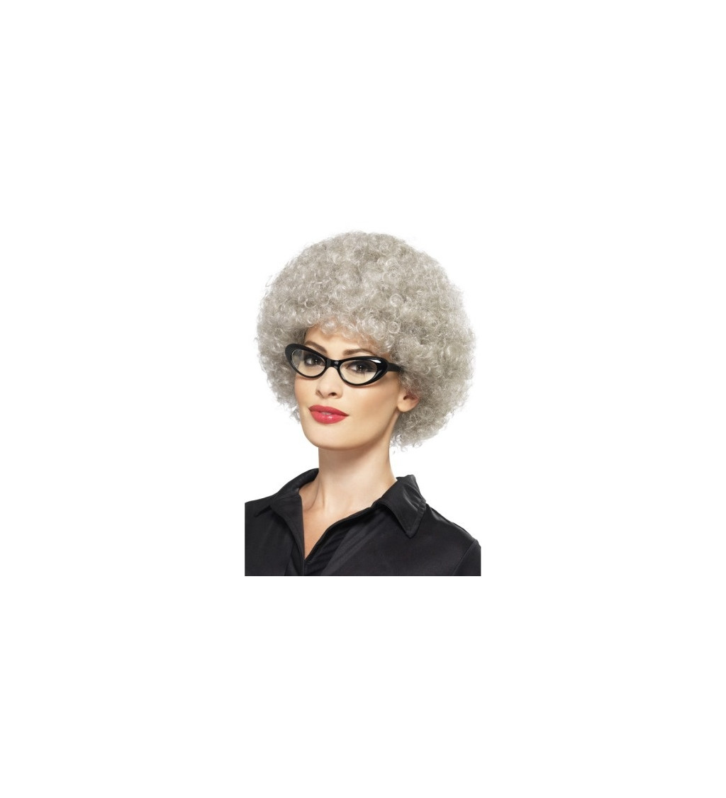 Dámska parochňa Sivé afro
