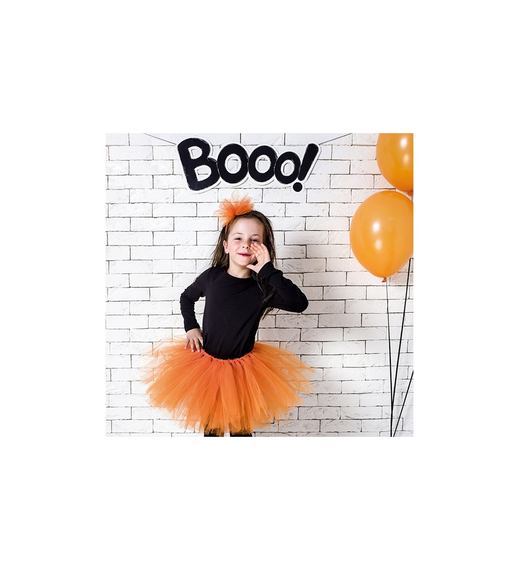 Girlanda BOOO! - Halloween strašidelná dekorácia