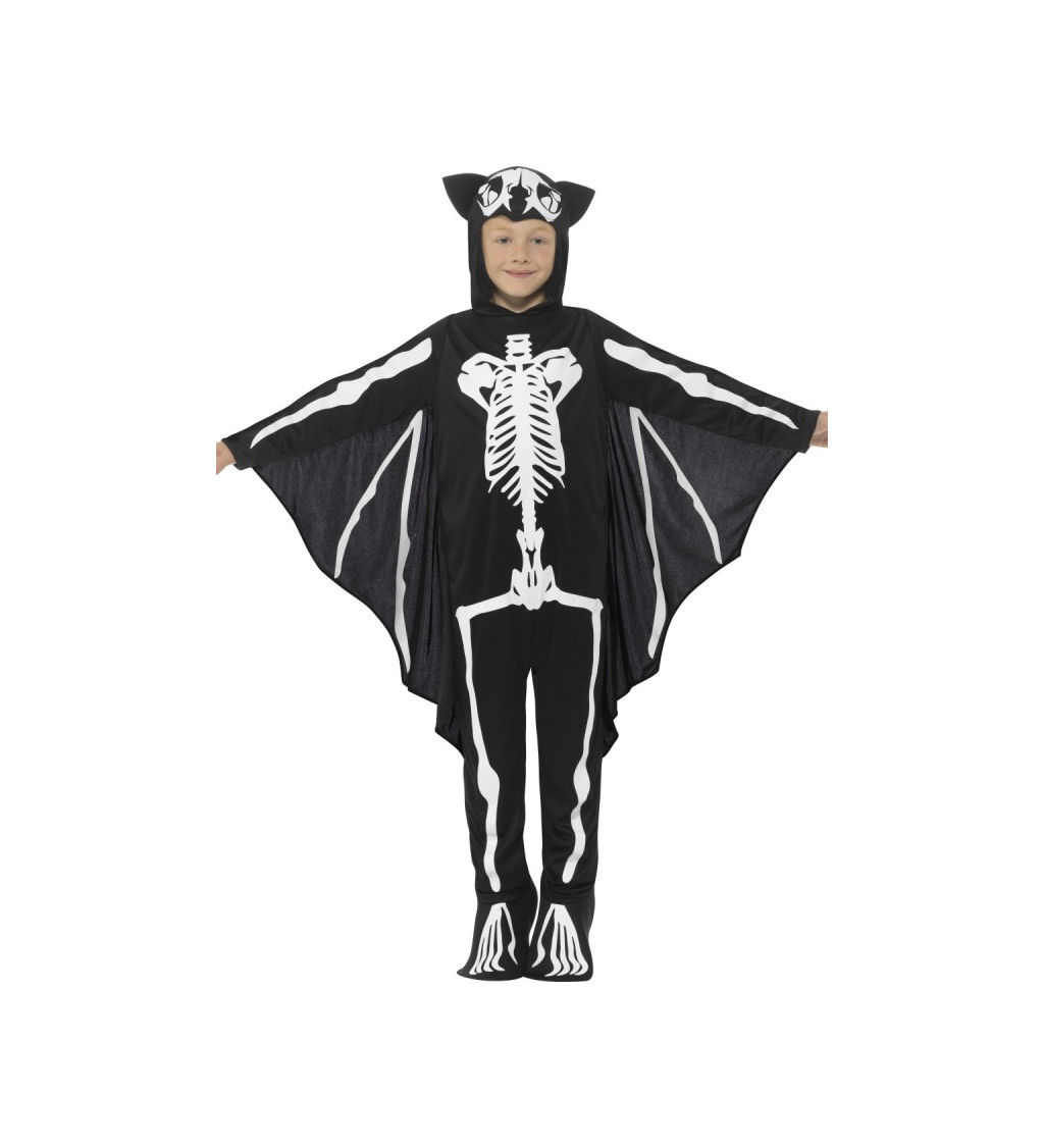 Detský kostým pre halloween - pálková kostra, unisex
