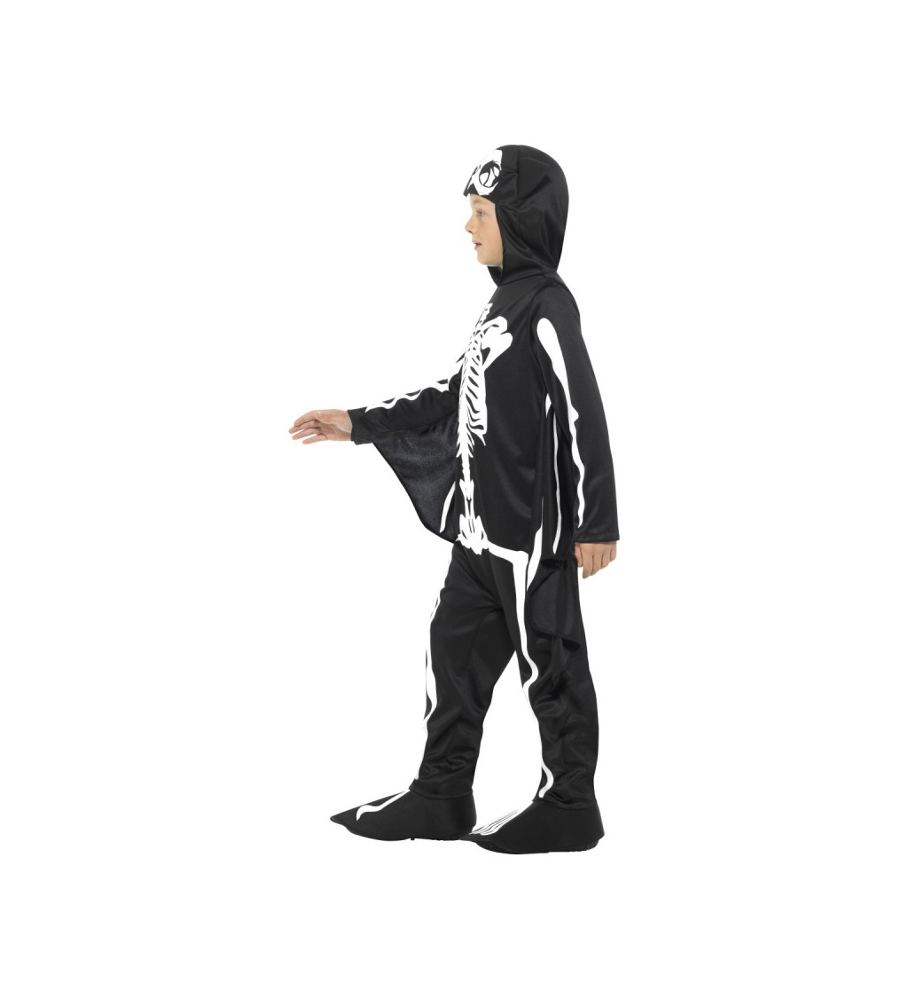 Detský kostým pre halloween - pálková kostra, unisex