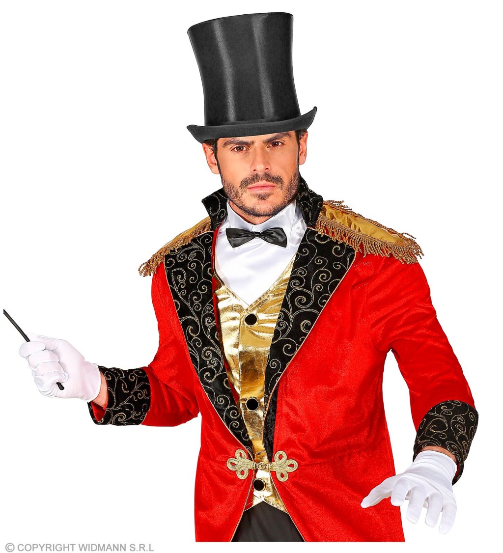 Čierny cylindrový klobúk