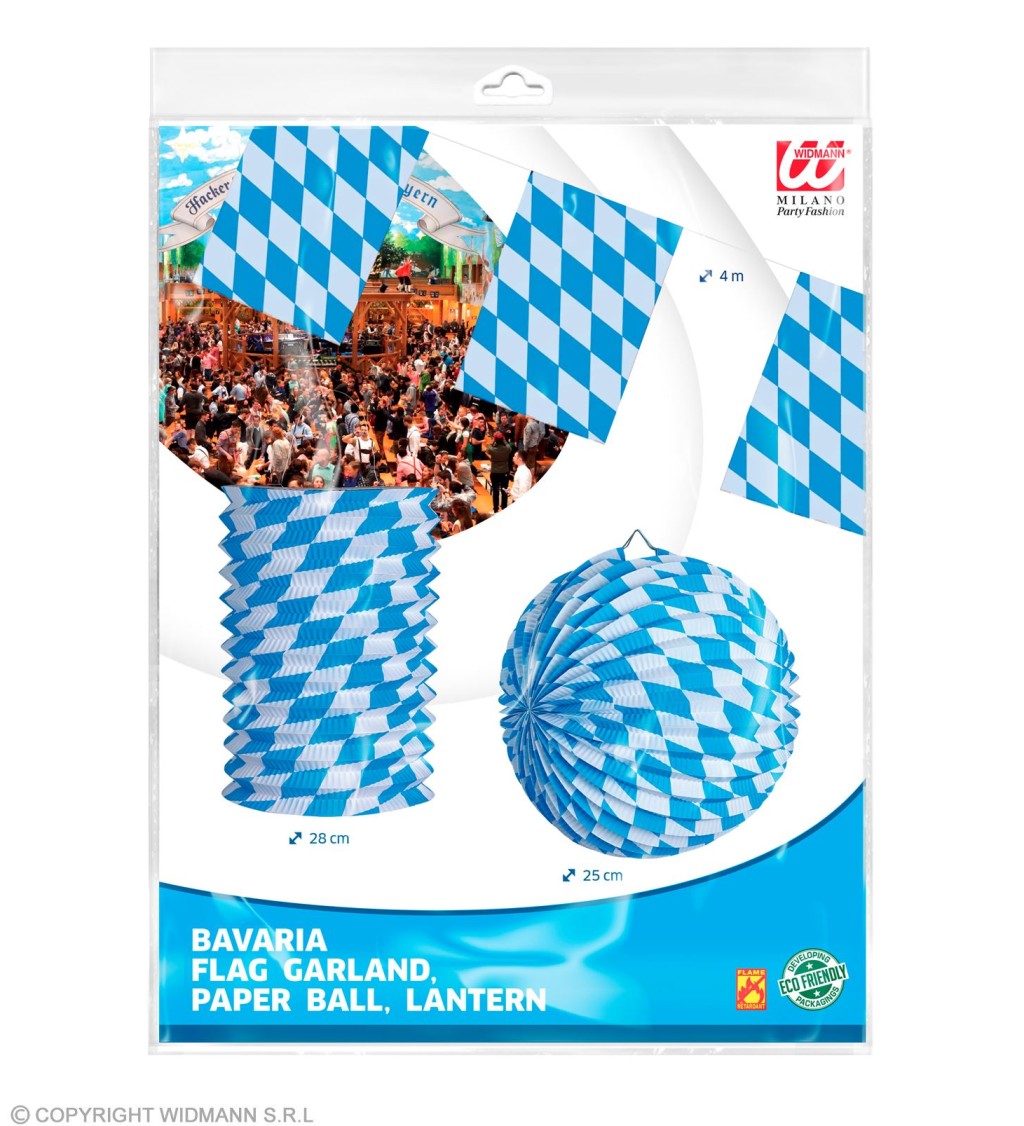 Lampiónovú girlanda Oktoberfest