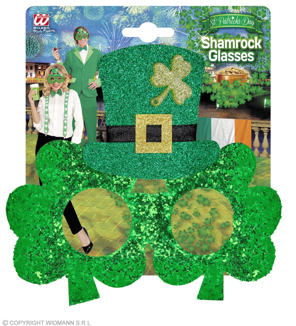 Okuliare s klobúčikom - St. Patrick