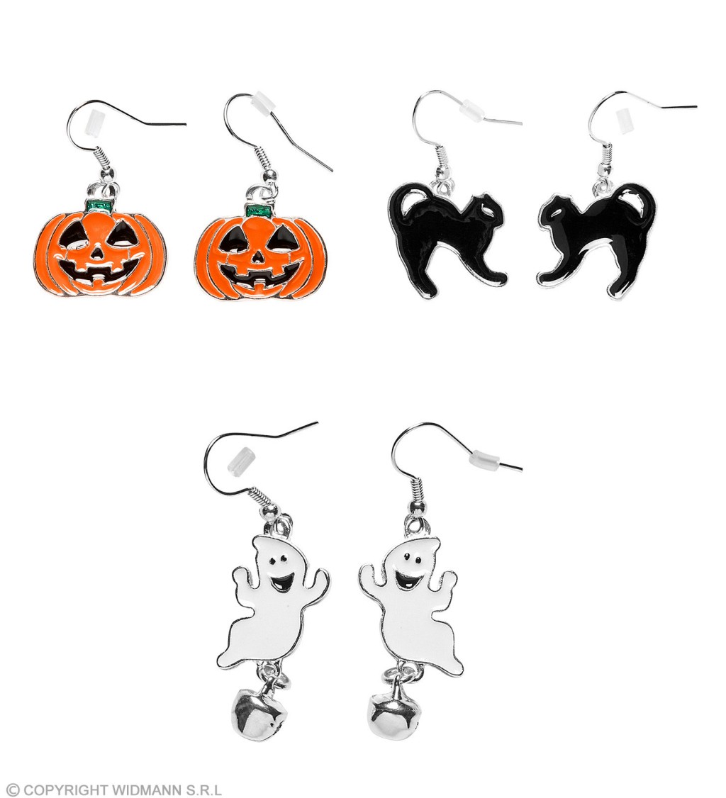 Detské náušnice Halloween
