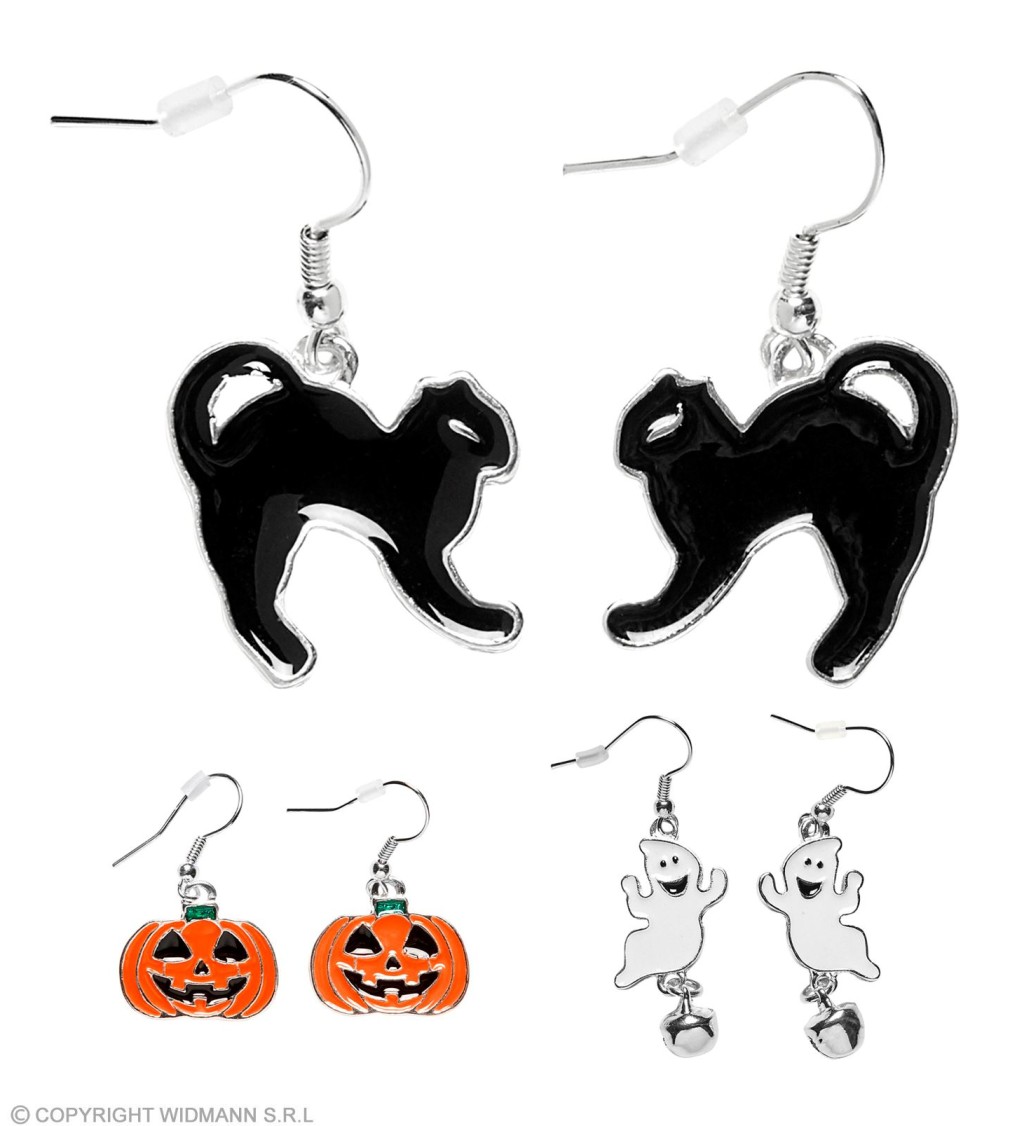 Detské náušnice Halloween