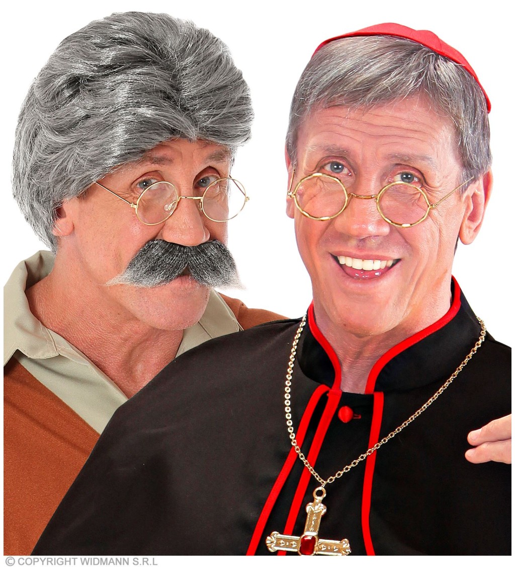 Kulaté okuliare pre Santu - zlaté