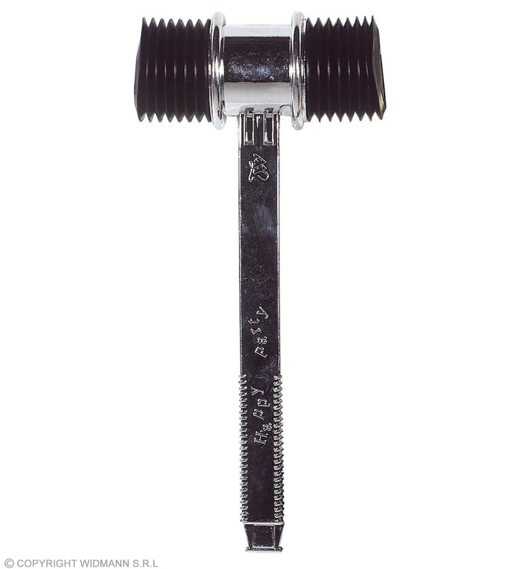 Párty búracie kladivko - strieborné