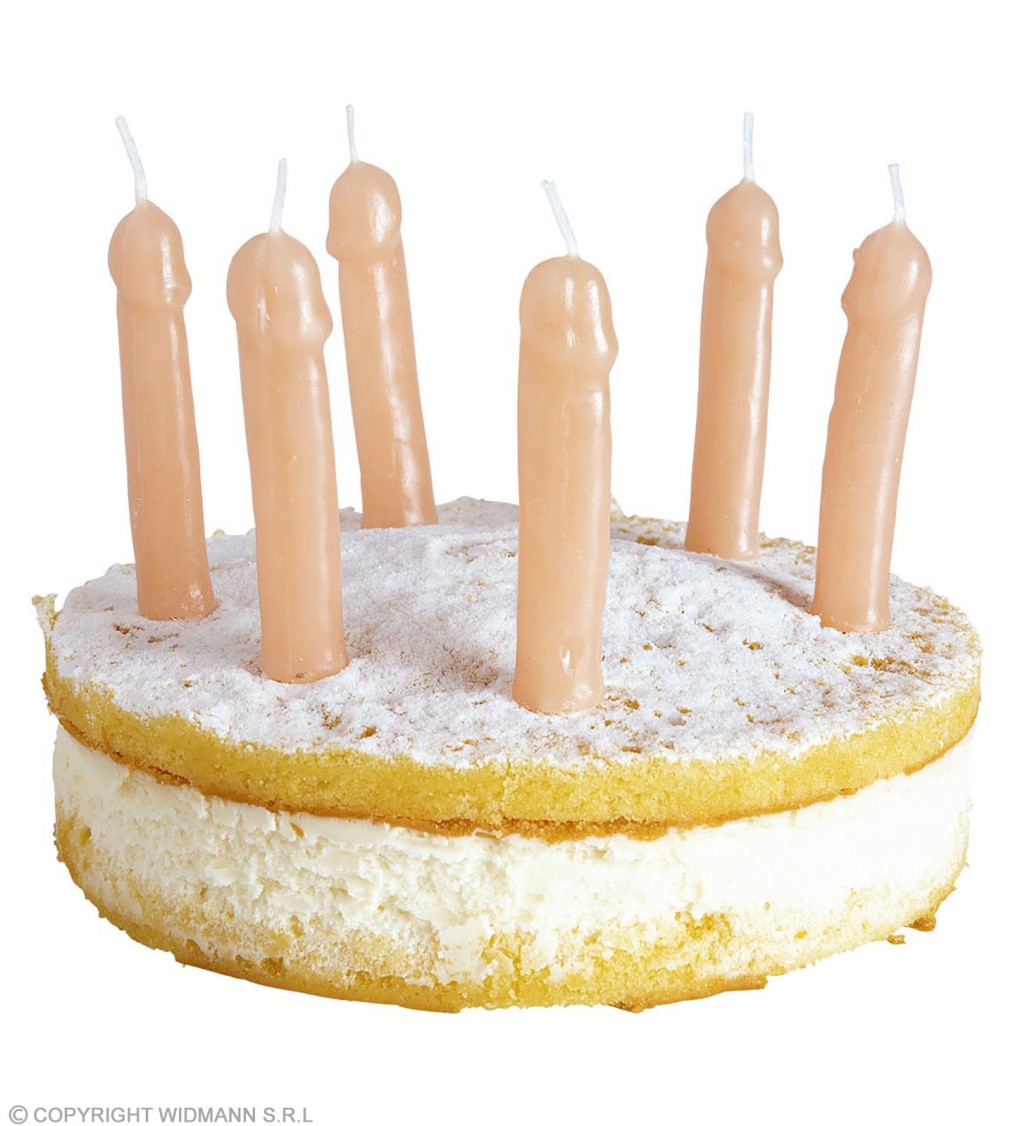 Narodeninkové sviečky Penis
