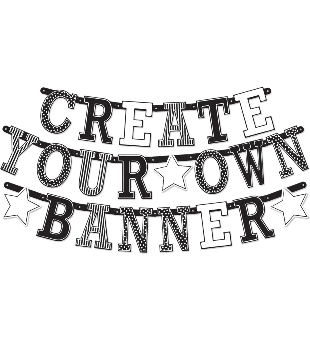 Girlanda - vlastný nápis