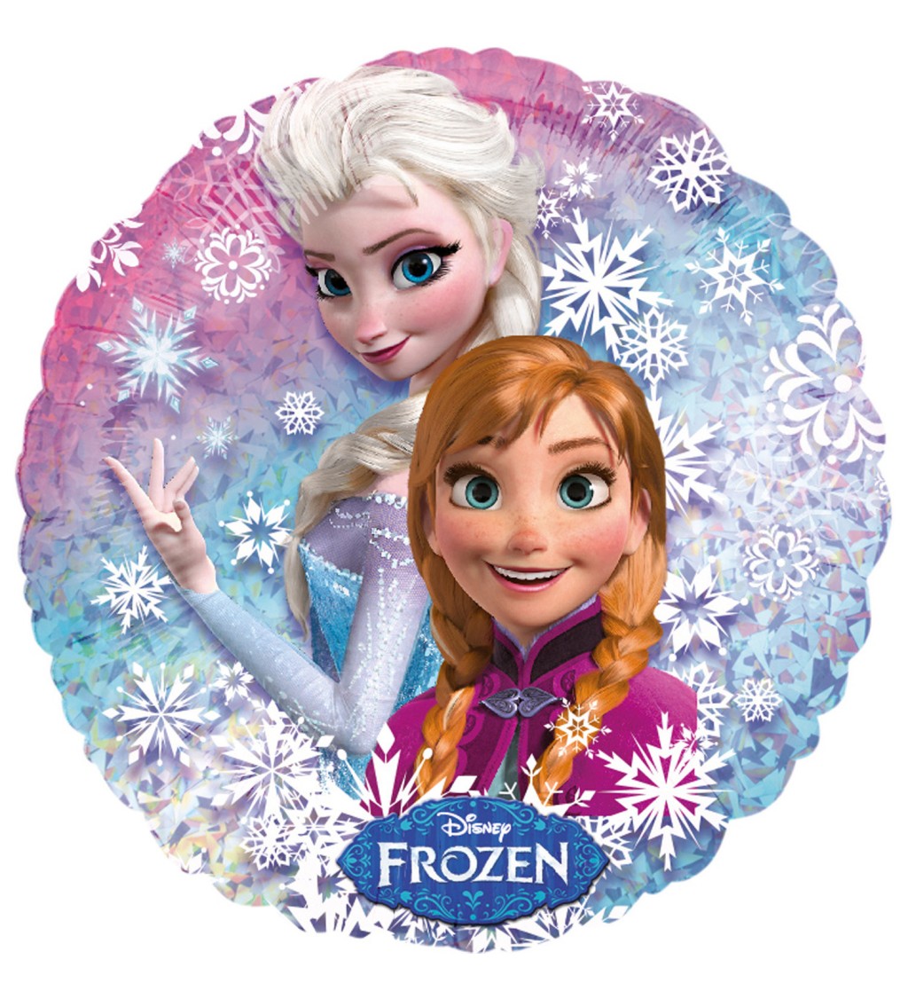 Fóliový balónik Frozen - guľatý
