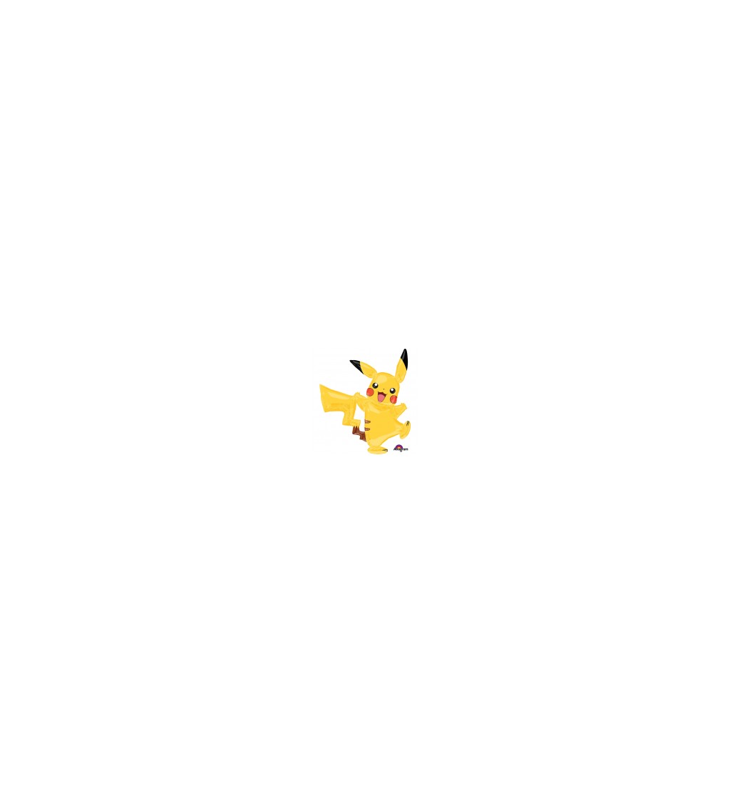 Fóliový chodiaci balónik - Pikachu