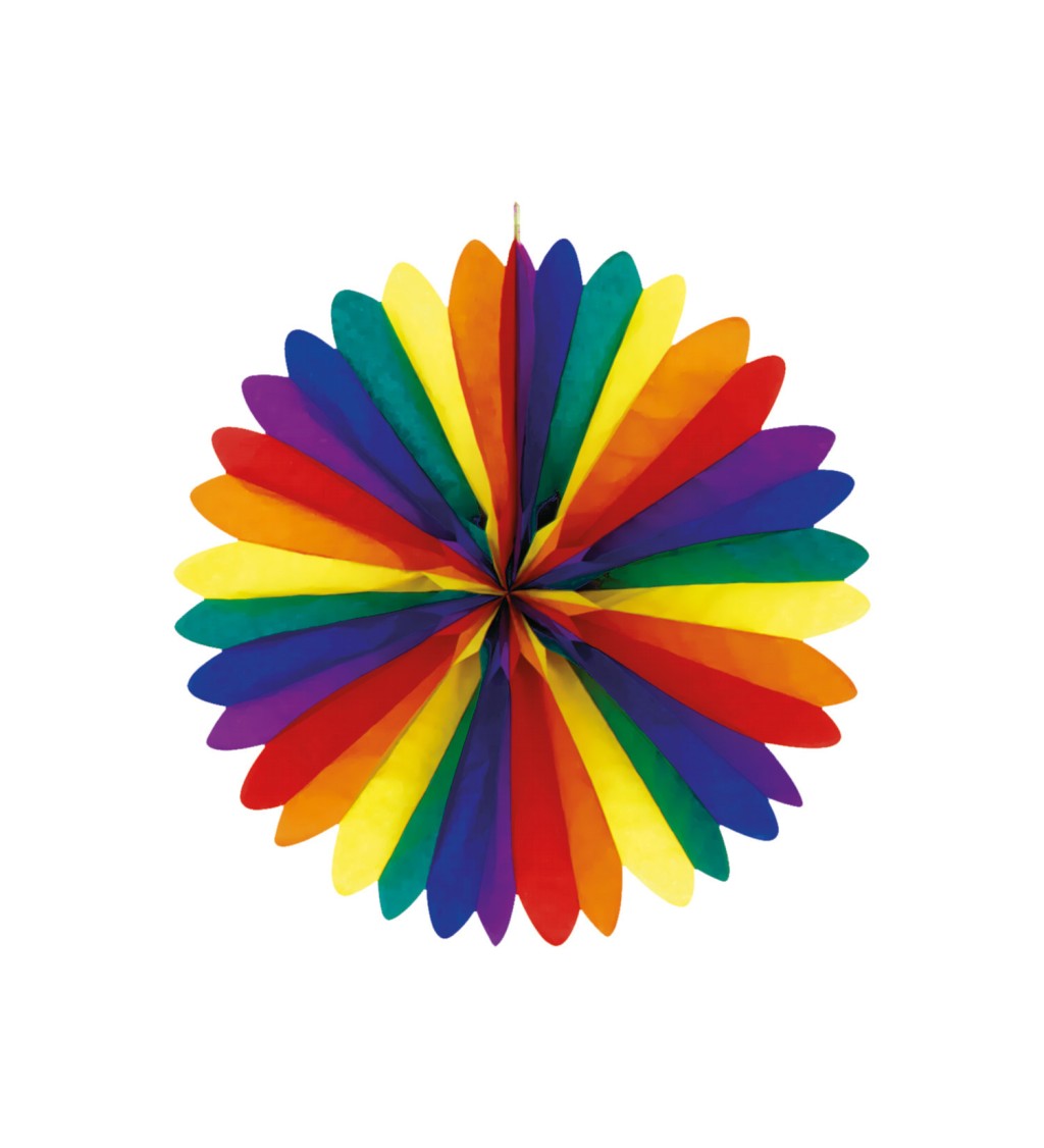 Papierová rozeta - farebná