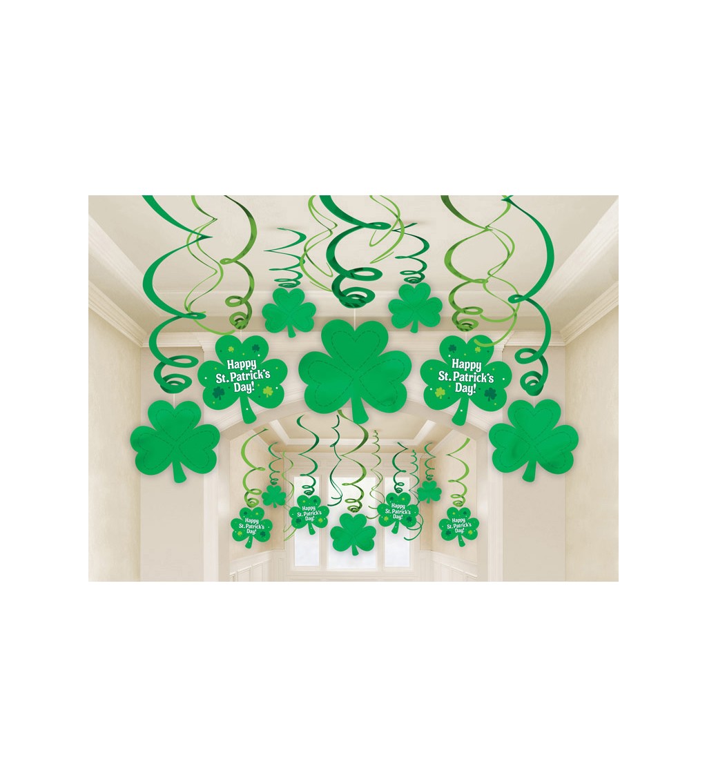 Dekoračné špirály - St. Patrick's day