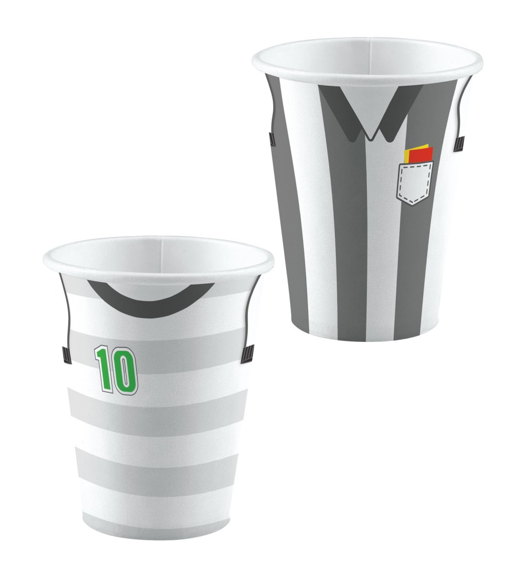 Papierové kelímky - futbalové
