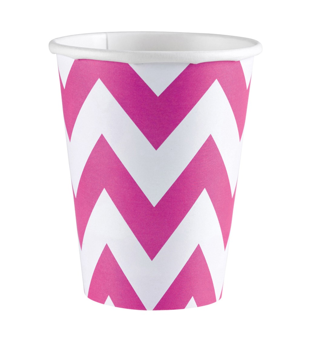 Kelímky - ružový vzor