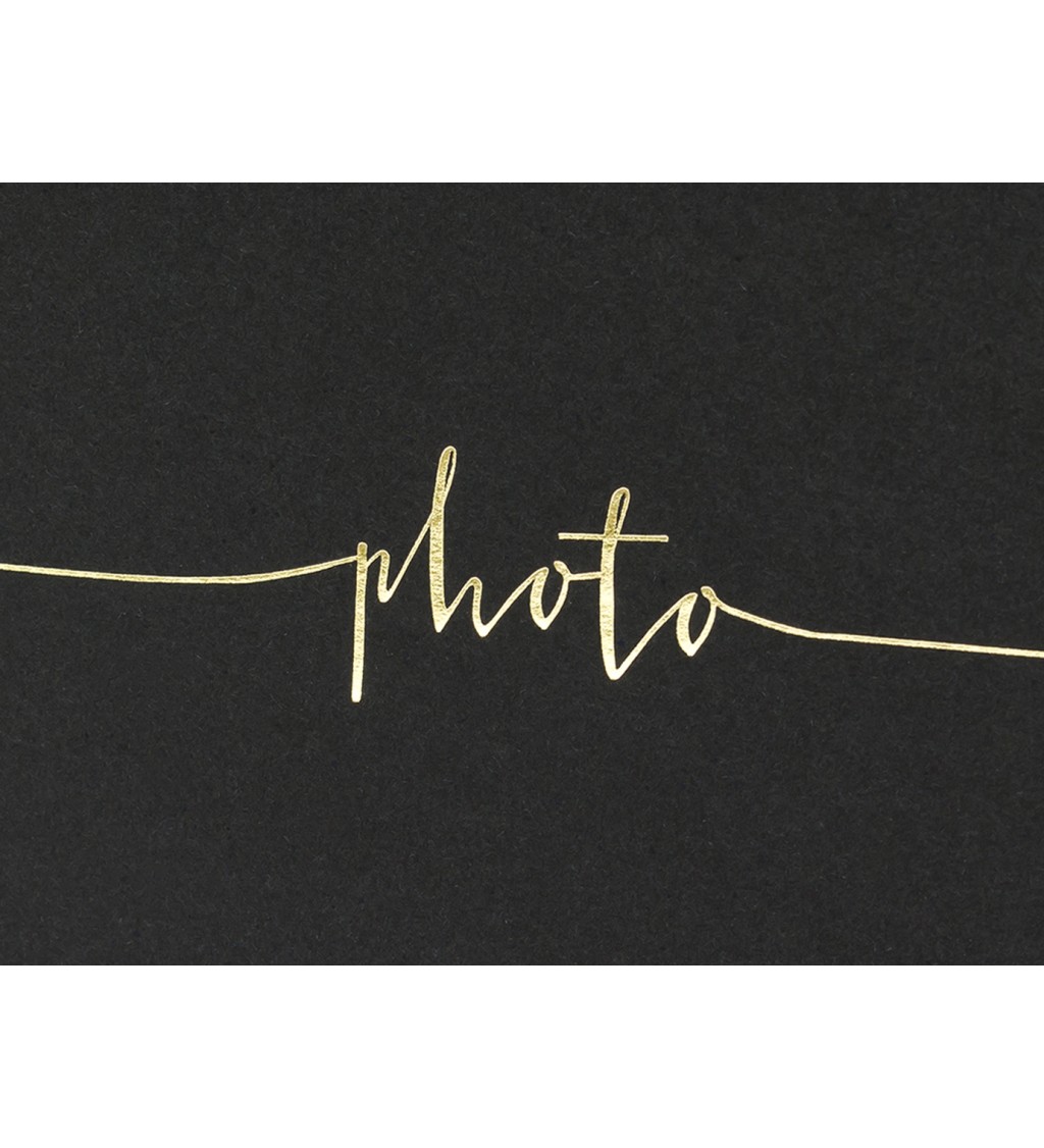 Čierne album na fotografie - Photo