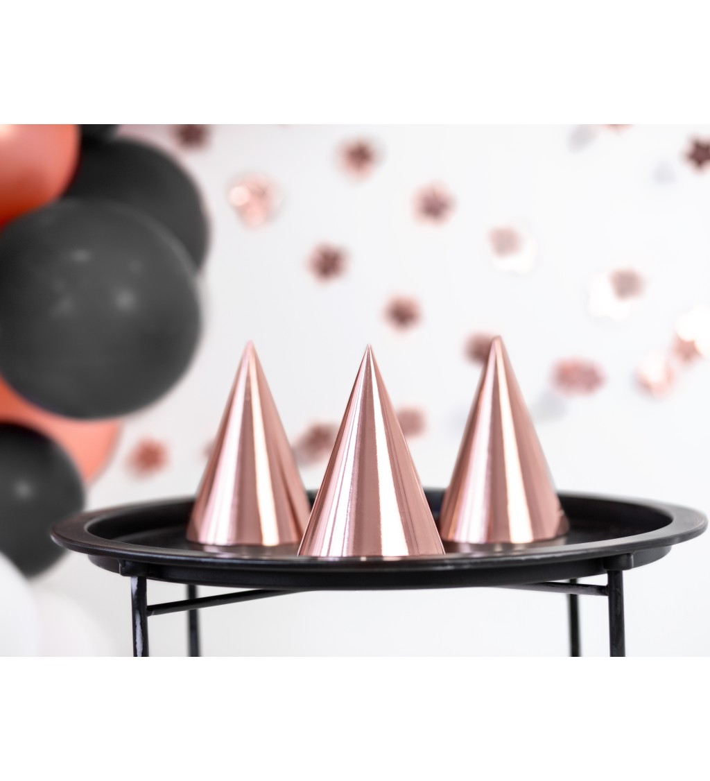 Party čiapočky - rosegold