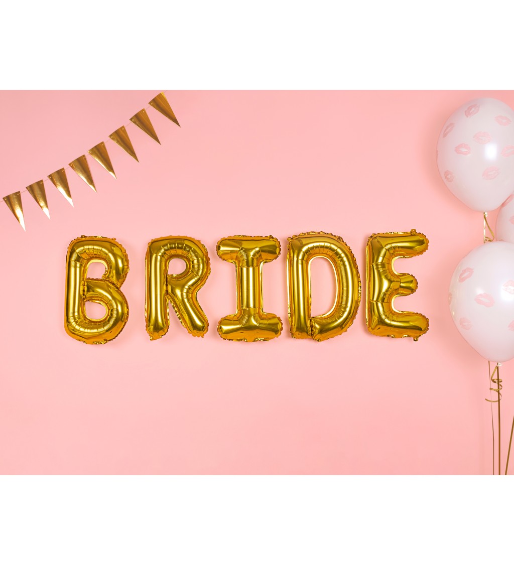 Zlatý mini balónik E