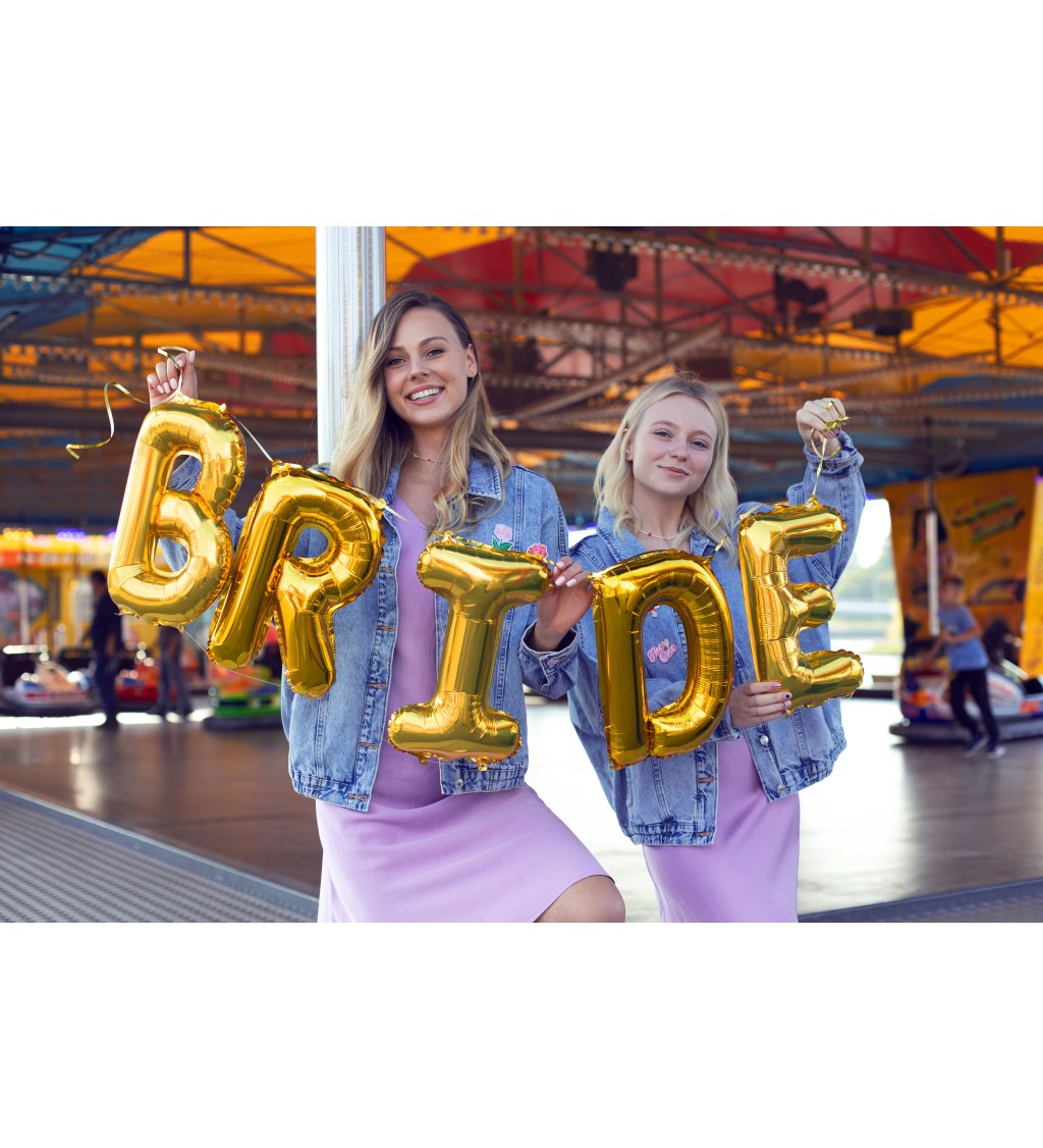 Zlatý mini balónik E