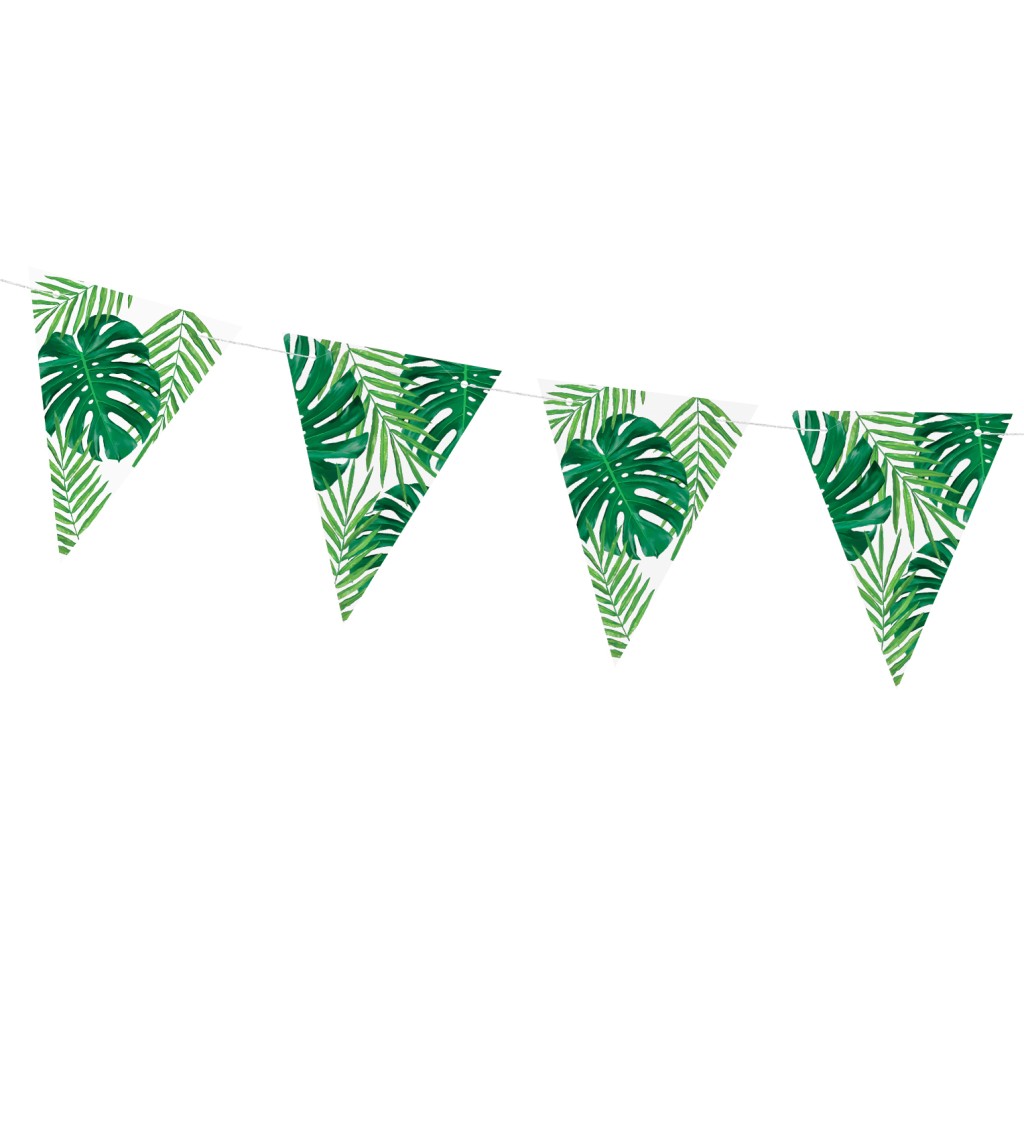 Girlanda Aloha so zelenými lístkami