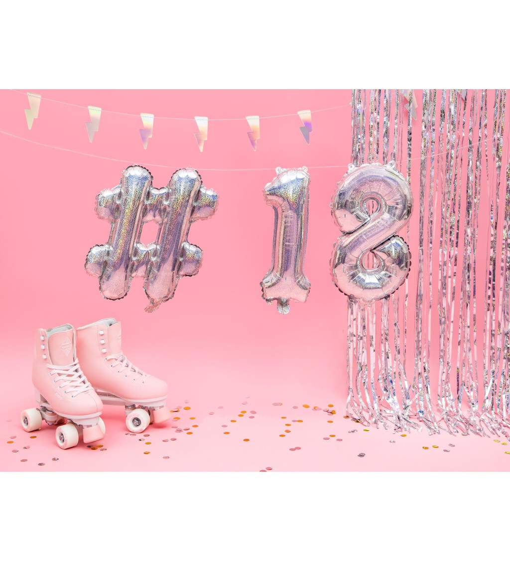 Girlanda dúhová - Electric Holo