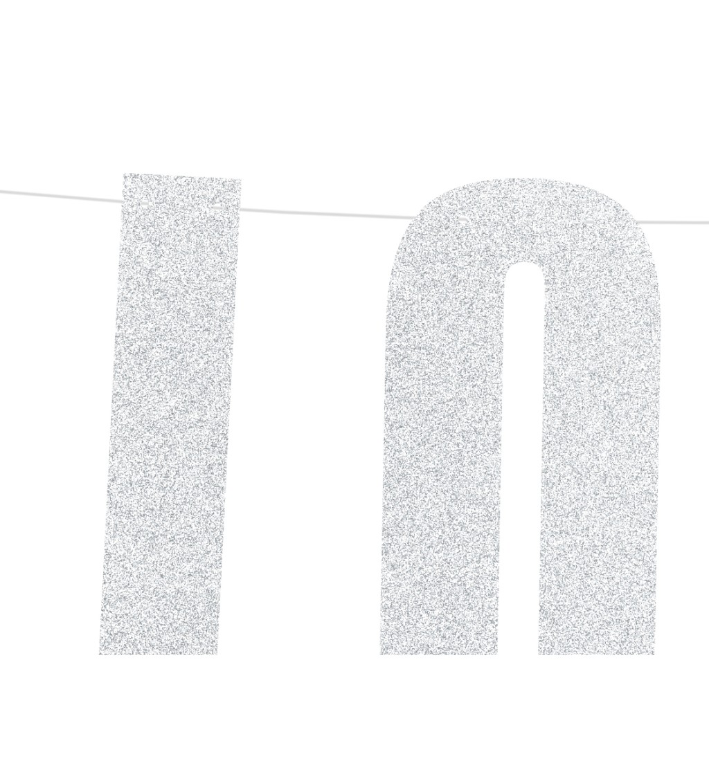 Strieborný banner Láska