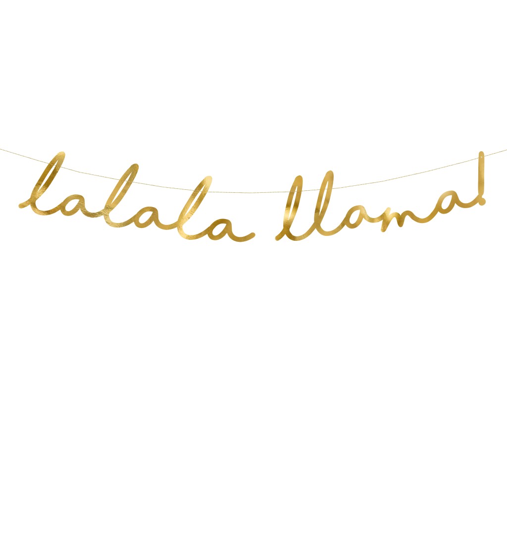 Zlatá girlanda Lama