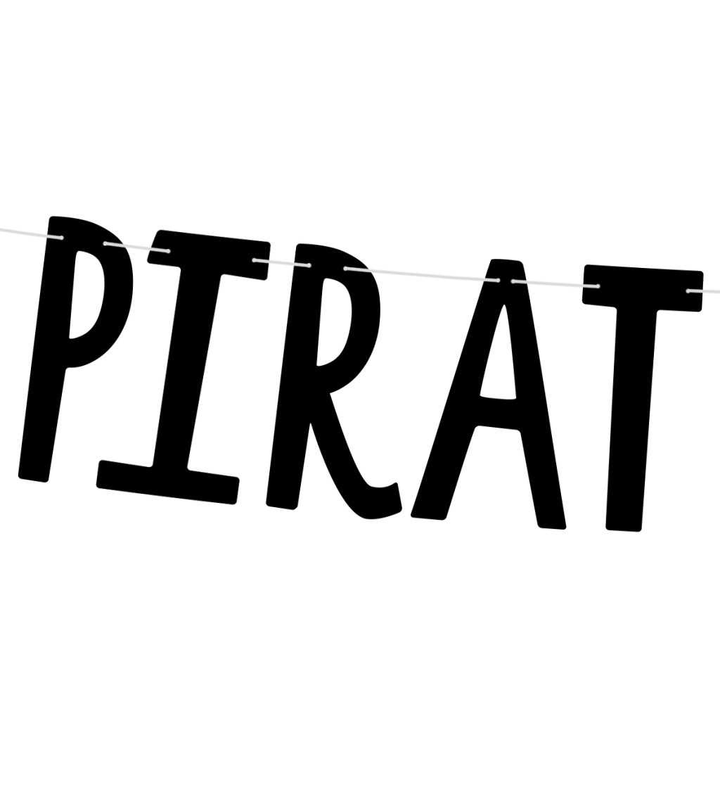 Čierny banner - Pirates Party