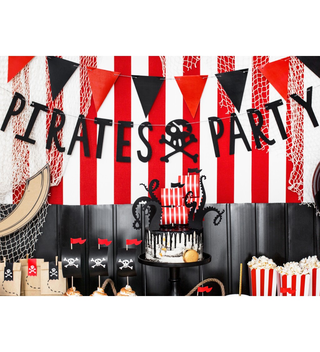 Čierny banner - Pirates Party