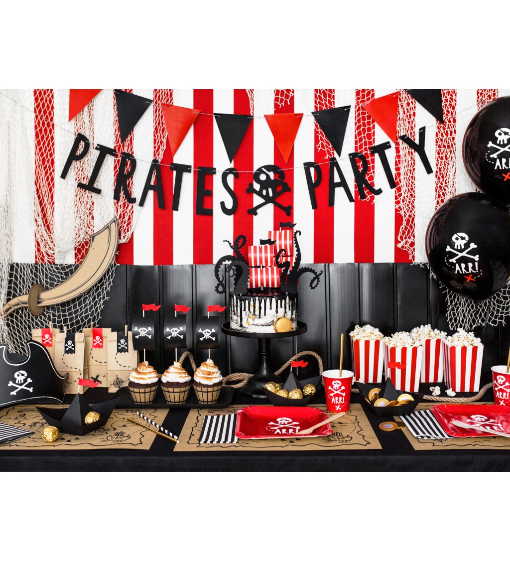 Čierny banner - Pirates Party