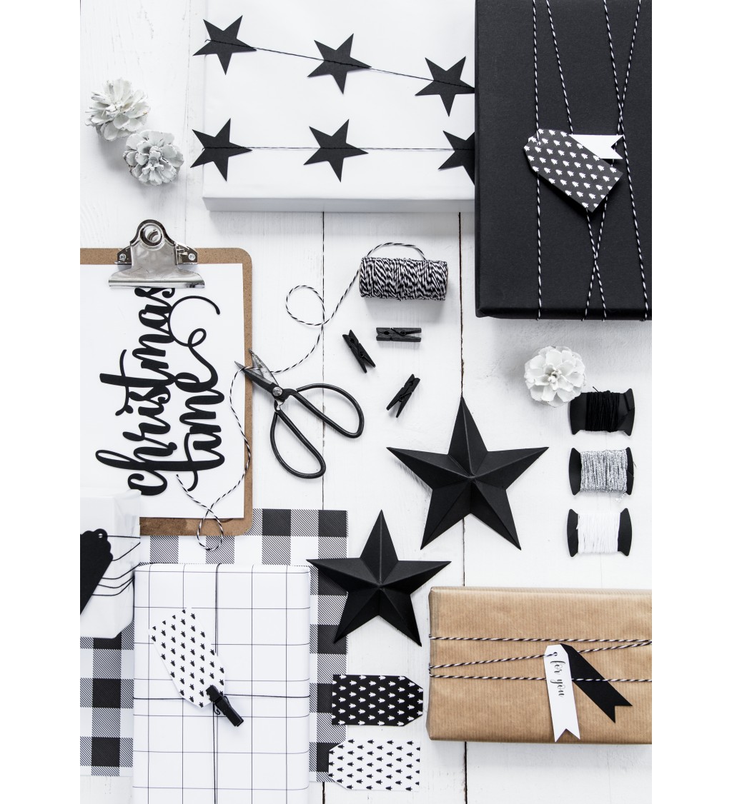 Farebné kolíčky - čierne